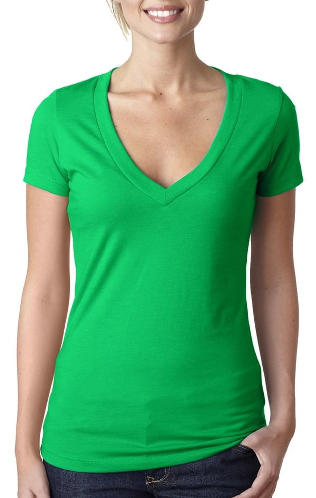 Women's Clementine Cozy Deep V-Neck T-Shirt - Walmart.com