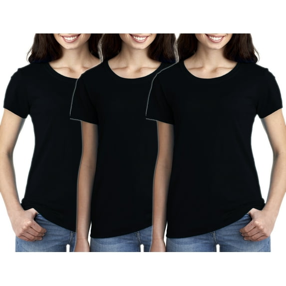 Women's Clementine Ideal Crew-Neck T-Shirts (Pack of 3)
