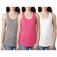 thumbnail image 1 of Women's Clementine Ideal Racerback Tank Top (Pack of 3), 1 of 4