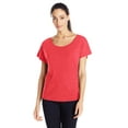 thumbnail image 1 of Women's Clementine Tri-Blend Scoop Neck Dolman Sleeve T-Shirt, 1 of 2