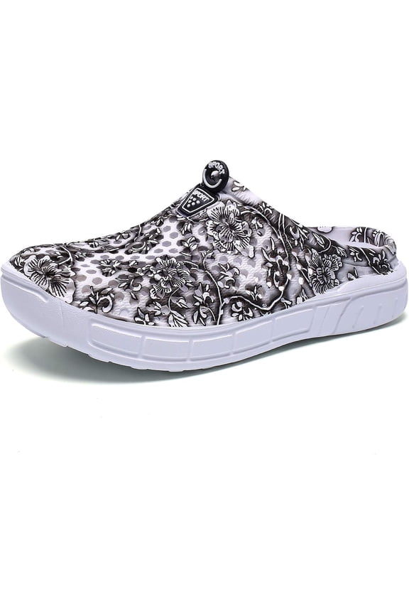 Women's Clogs Shoes Sandals Quick-Dry Lightweight Summer Beach Shoe Garden Clogs Casual Slippers