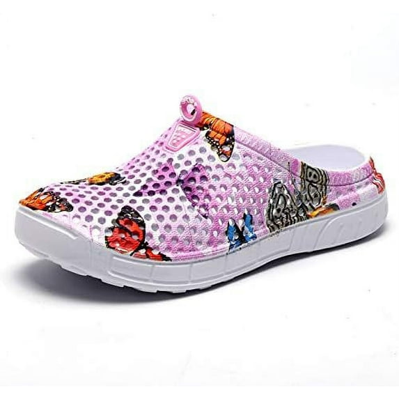 Women's Clogs Shoes Sandals Quick-Dry Lightweight Summer Beach Shoe Garden Clogs Casual Slippers