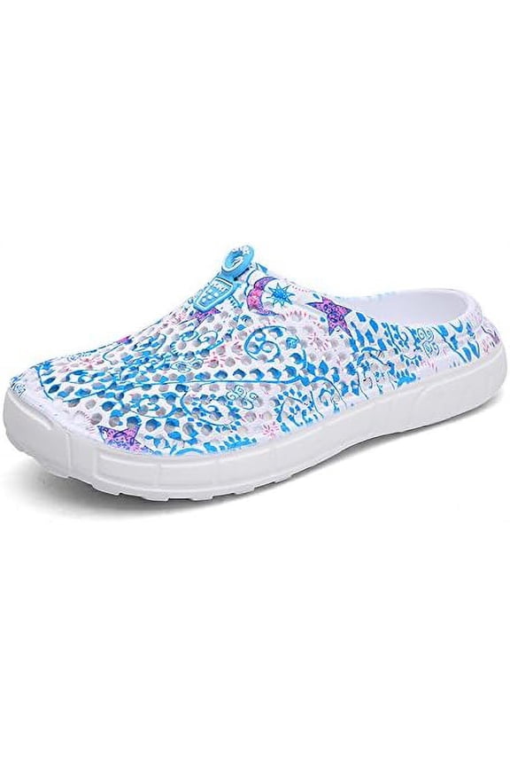Women's Clogs Shoes Sandals Quick-Dry Lightweight Summer Beach Shoe Garden Clogs Casual Slippers