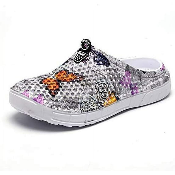 Women's Clogs Shoes Sandals Quick-Dry Lightweight Summer Beach Shoe Garden Clogs Casual Slippers