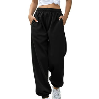 Karuedoo Women Bottom Sweatpants Pocket High Waist Sporty Gym Jogger ...