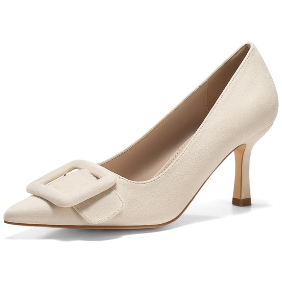 Women's Closed Pointed Toe Pumps Stiletto High Heels Wedding Party Dress Shoes