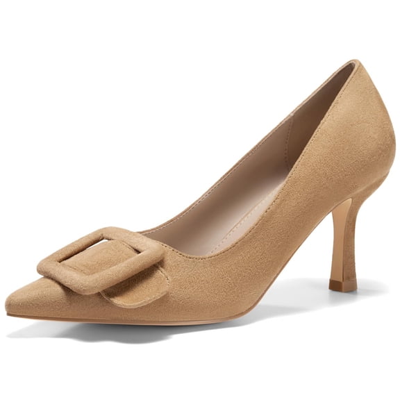 Women's Closed Pointed Toe Pumps Stiletto High Heels Wedding Party Dress Shoes