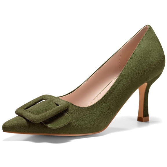 Women's Closed Pointed Toe Pumps Stiletto High Heels Wedding Party Dress Shoes