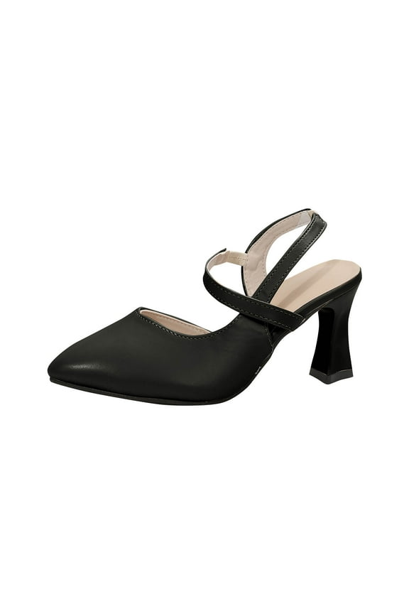 Women's Closed Toe Pumps Chunky Heels Pointed Toe Low Block Heels Kitten High Heels Slip-On Comfort Strappy Slingback Party Prom Dress Pumps