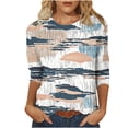 thumbnail image 1 of Women's Clothing Tops Summer Shirts for Women 2025 Vacation Shirts for Women Dressy Casual Plus Size Black V Neck Tunic Tops for Women Summer Tees for Women 2025, 1 of 5