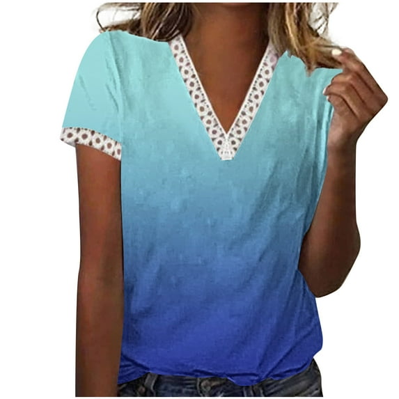 Women's Clothing Womens Plus Size Dressy Tops and Blouses Shirts for Women Dressy Casual Summer Black Crewneck Tee Shirt Women Summer Graphic Tees for Women