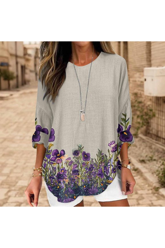 Women's Clothing Fashion Long Sleeve Custom T-Shirts