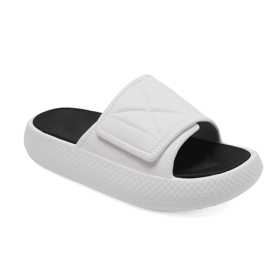 Cloud Slides for Women & Men - Adjustable Strap Comfort Sandals, Soft Thick Sole Indoor and Outdoor Slides
