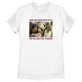 thumbnail image 1 of Women's Clueless When Your Crush Smiles At You Graphic Tee White X Large, 1 of 4