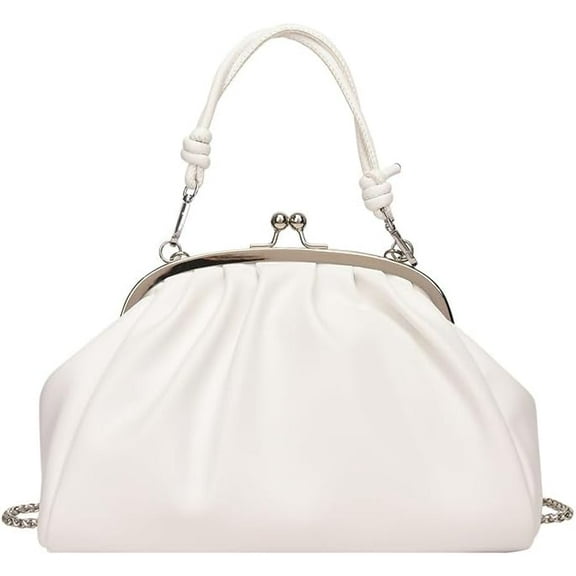 Women's Clutch Bag PU Handbag with Shoulder Strap Formal Wedding Clutch Handbag Underarm Wallet