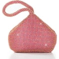 thumbnail image 1 of Women's Clutch Evening Bags Sparkly Glitter Triangle Purse for 1920s Party Prom Wedding, 1 of 6
