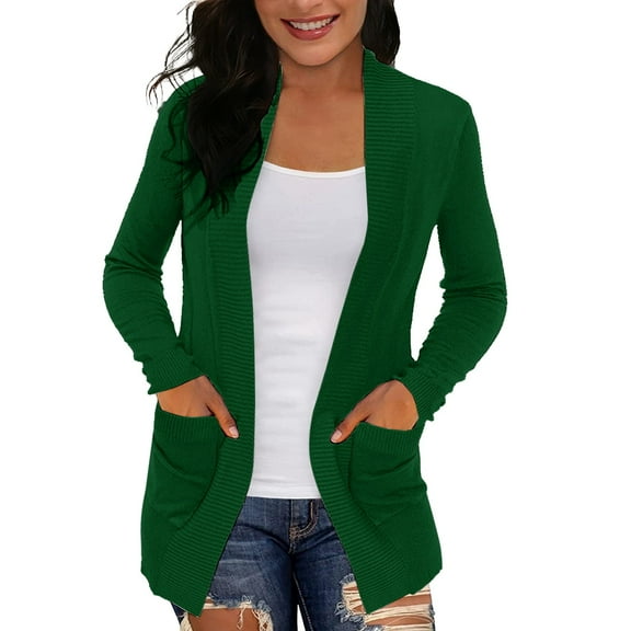 Women's Coats, Jackets & Vests Cardigan Knit Sweater Casual Tops