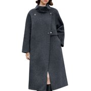 Shop Wool Shawl Collar Coats for Women in Black and Earth Tones