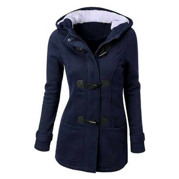 Women's Coats for Winter Warmth and Elegant Outfits Blue XXL Coats