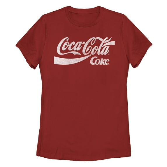 Women's Coca Cola Distressed Classic Logos Graphic T-Shirt
