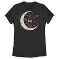 thumbnail image 1 of Women's Coca Cola Distressed Fall Crescent Moon  Graphic Tee Black Large, 1 of 4