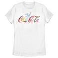 thumbnail image 1 of Women's Coca Cola Unity Rainbow Dove Logo  Graphic Tee White X Large, 1 of 5