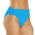 thumbnail image 1 of Women's Coco Reef U95208 Classic Solids Impulse Rollover Bikini Swim Bottom (True Blue S), 1 of 2
