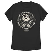 Womens Coco Remember Me Song Graphic Tee Black Medium