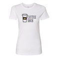 thumbnail image 1 of Women's Coffee Snob Ladies Short Sleeve T-shirt-White-xl, 1 of 4