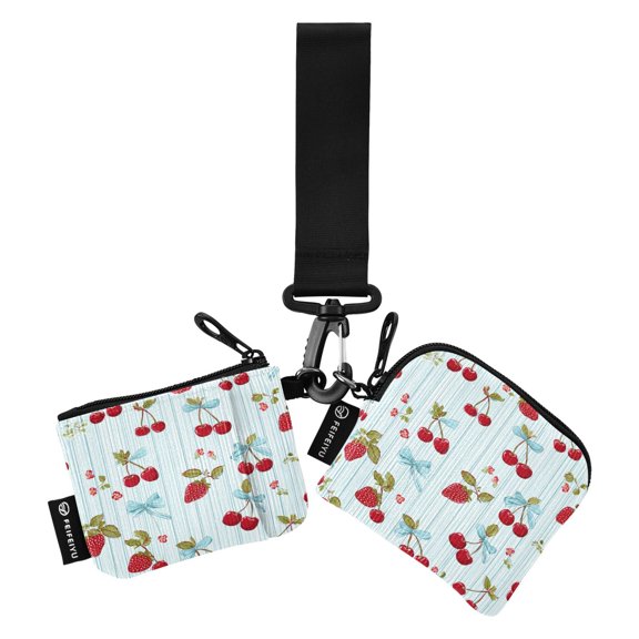 Women's Coin Purses Keychain Wallet Women's Card Cases Women's Wallets Card Cases & Money Organizers Cherry Strawberry Pattern