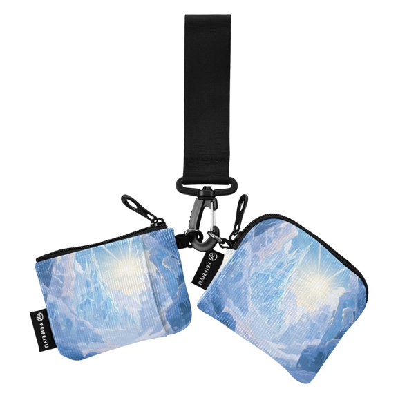 Women's Coin Purses Keychain Wallet Women's Card Cases Women's Wallets Card Cases & Money Organizers Ice Cave Whimsical Landscape