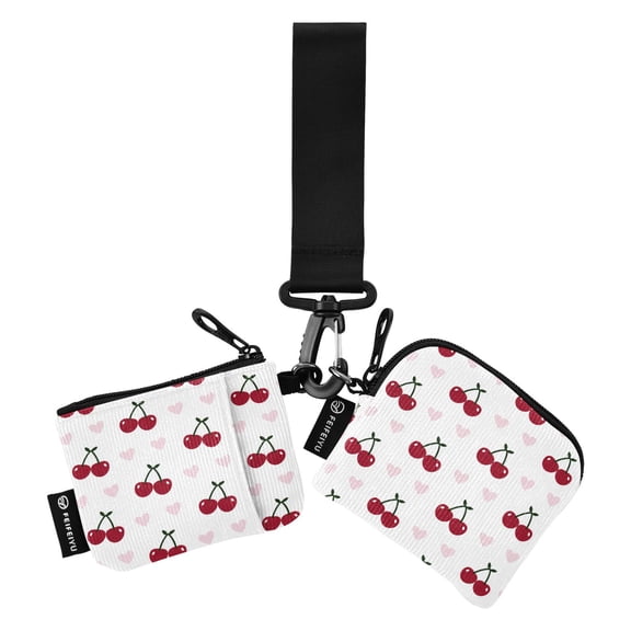 Women's Coin Purses Keychain Wallet Women's Card Cases Women's Wallets Card Cases & Money Organizers Sweet Tiny Red Cherry Motif