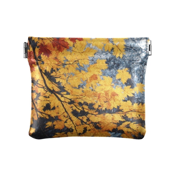 Women's Coin Purses & Pouches - Wallets Card Cases with RFID Blocking - Slim Money Organizers for Daily Use Vibrant Yellow