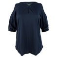 thumbnail image 1 of Women's Cold-Shoulder Keyhole Top-I-M, 1 of 4