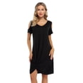 thumbnail image 1 of Women's Cold Shoulder Twist Dress Summer Lightweight Skirt, 1 of 4