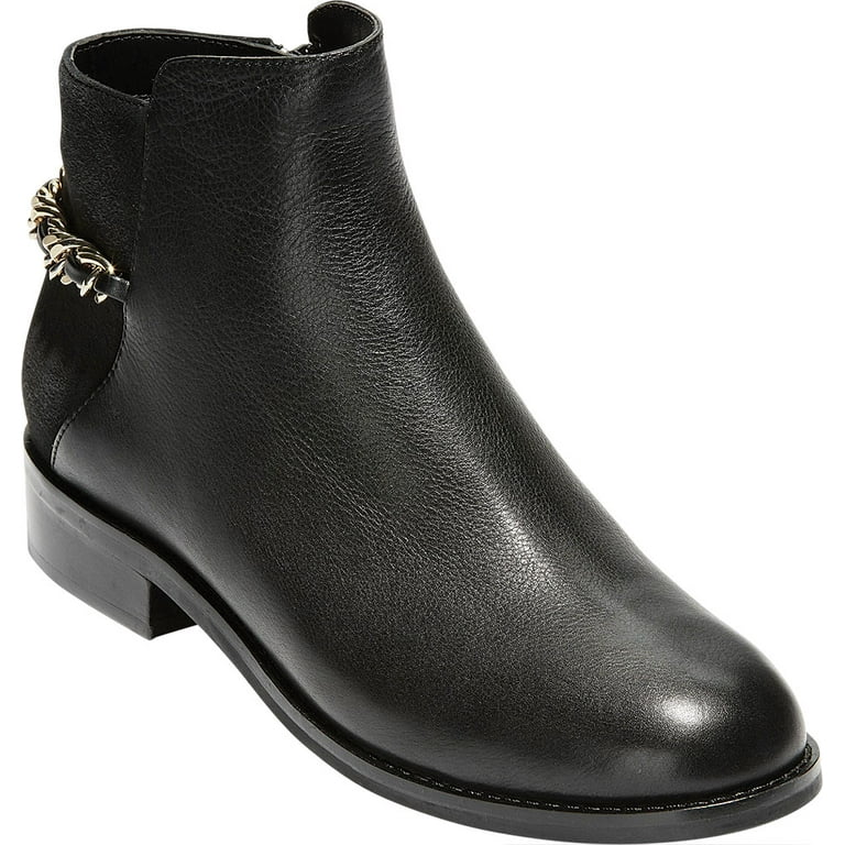 Cole haan black suede booties hotsell
