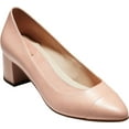 thumbnail image 1 of Women's Cole Haan The Go-To Block Heel Pump Mahogany Rose Leather 5 B, 1 of 5