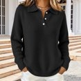 thumbnail image 1 of Women's Collared Polo Pullover Fall Sweaters Business Casual Outfits, 1 of 5