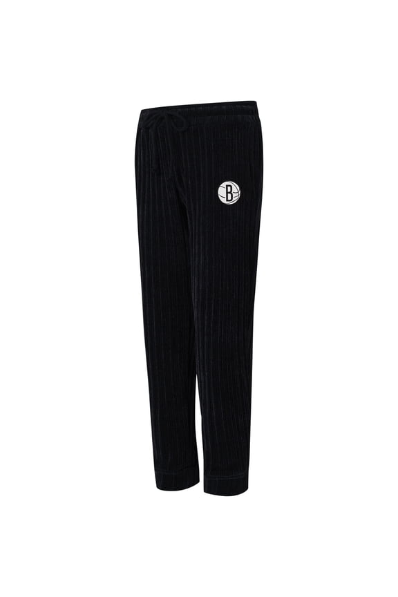 Women's College Concepts Black Brooklyn Nets Linger Pants