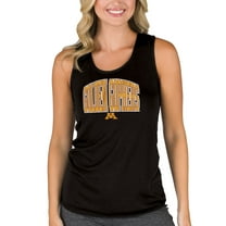 Women's College Concepts Black Minnesota Golden Gophers Marathon Racerback Tank Top