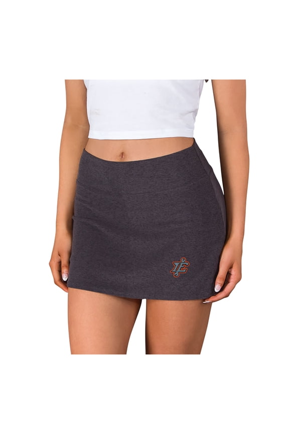 Women's Concepts Sport Charcoal Inland Empire 66ers Centerline Knit Skort