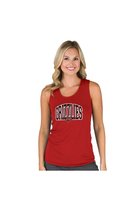 Women's Concepts Sport Red Fresno Grizzlies Marathon Racerback Tank Top