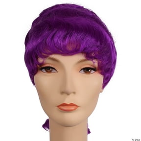 Colonial Lady Wig - Dark Purple