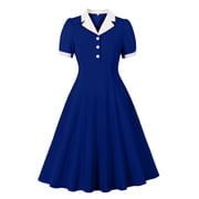 Royal Blue Vintage Dress Royal Blue Vintage Dress