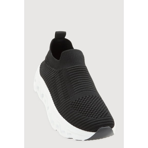 Women's Cut Out Sole Slip On Platform Sneakers