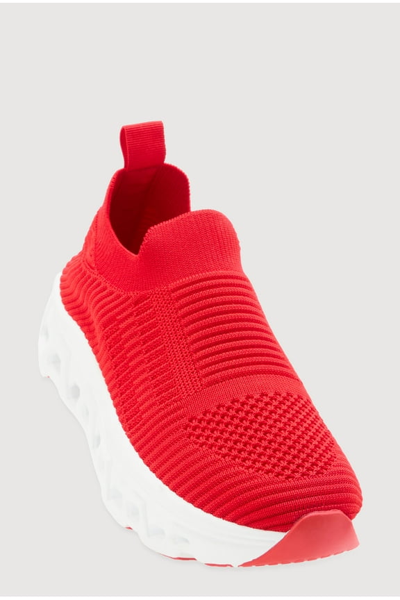 Women's Cut Out Sole Slip On Platform Sneakers