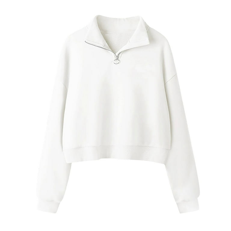 Loose color block half zip sweatshirt discount