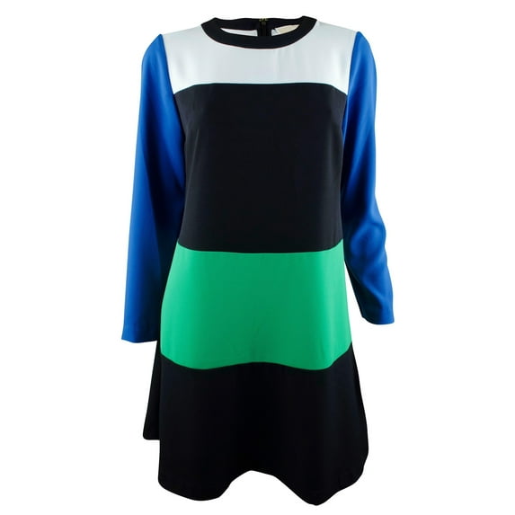 Women's Color Block Sheath Dress-SG-4