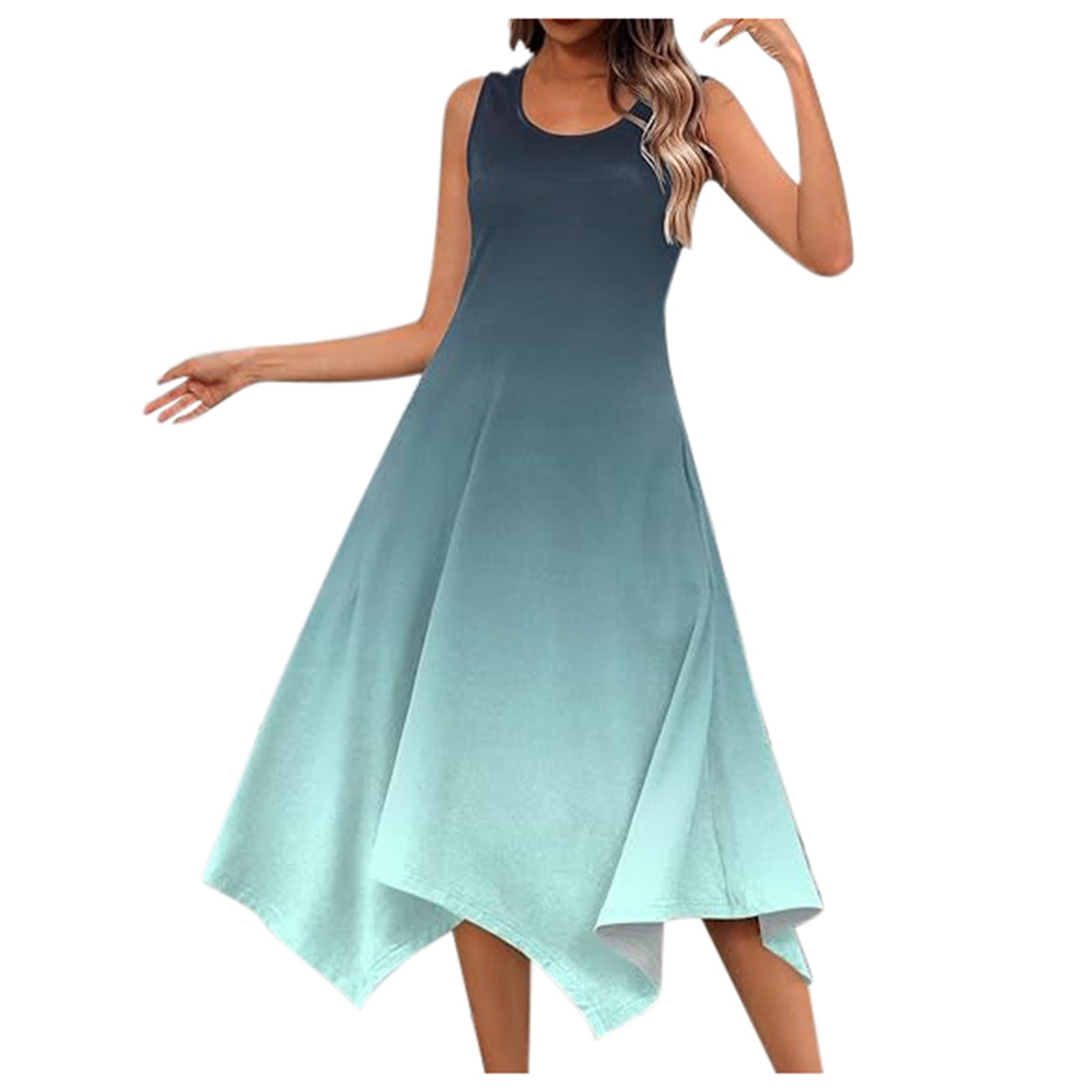 Women's Color Changing Dresses Summer Graphic Wedding Beach Tank Sleeveless  Casual Cute Party 2024 Wedding Guest Spring formal Evening Party Dresses  2024 Prom - Walmart.com