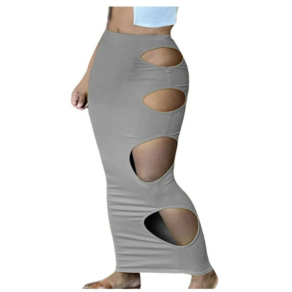 ZQUUVOU Women's Color Low Waisted Casual Leggings With Hollowed Out Petals Yoga Fitness Pants And Elastic Pants Gray